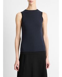Vince - Double-Layer Knit Shell - Lyst
