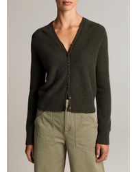 Vince - Plush Cashmere V-Neck Cardigan - Lyst