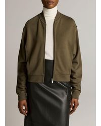 Vince - Ponte Knit Bomber Jacket - Lyst