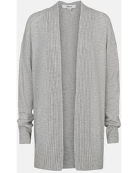 Vince - Rib-Trim Wool-Cashmere Cardigan - Lyst