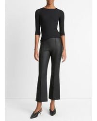 Vince - Elbow-Sleeve Crew Neck T-Shirt - Lyst