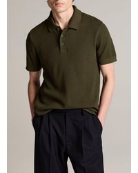 Vince - Variegated Pima Cotton Polo Shirt - Lyst