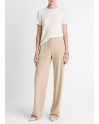 Vince - Italian Wool-Blend High-Waist Bias Pant - Lyst