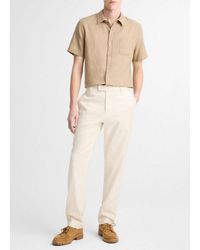 Vince - Owen Athletic Linen-Cotton Extended-Tab Pant - Lyst
