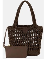 Vince - Barcelona Cotton Crochet Small Tote - Lyst