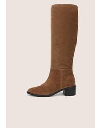 Vince - Pace Suede Wide-Calf Knee Boot - Lyst