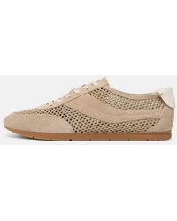 Vince - La Suede & Netting Slip-On Runner Sneaker - Lyst