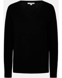 Vince - Wool-Cashmere Boxy V-Neck Sweater - Lyst