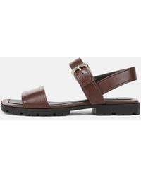 Vince - Vega Leather Lug-Sole Sandal - Lyst