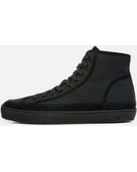 Vince Rodgers Canvas High Top Trainer - Black