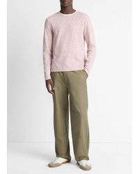 Vince - Space-Dye Cotton-Blend Long-Sleeve T-Shirt - Lyst