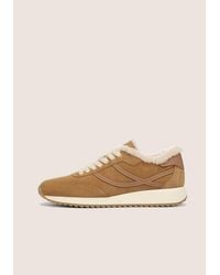 Vince - Santa Monica Shearling Sneaker - Lyst