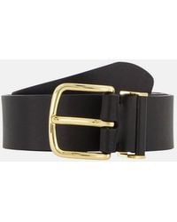 Vince - Kaia 32Mm Leather Belt - Lyst