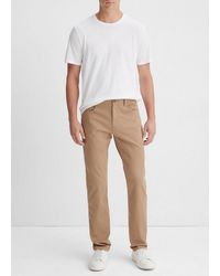Vince - Lightweight Dylan 5-pocket Pant, Dark Stone Khaki, Size 31 - Lyst