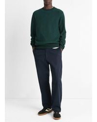 Vince - Geo-Jacquard Wool-Blend Crew Neck Sweater - Lyst