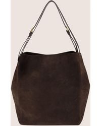 Vince - Jie Suede Large Tote - Lyst