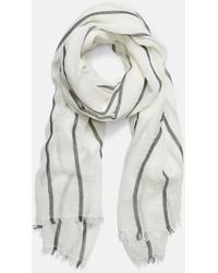 Vince - Cotton Gauze Awning Stripe Scarf - Lyst
