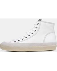 Vince Rodgers Canvas High Top Trainer - White