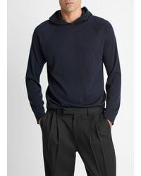 Vince - Featherweight Merino Wool-Cashmere Hoodie - Lyst