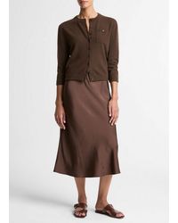 Vince - Matte Satin Slip Skirt - Lyst