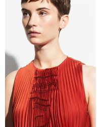 Vince Smocked Dress - Red