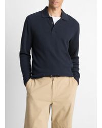 Vince - Variegated Cotton Polo Shirt - Lyst