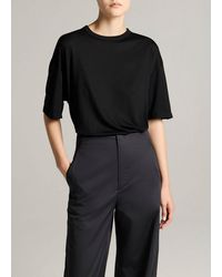 Vince - Modal-Silk Relaxed T-Shirt - Lyst