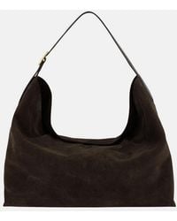 Vince - Vivian Suede Medium Hobo Bag - Lyst