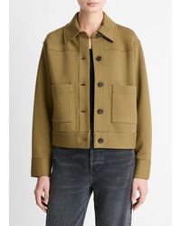 Vince - Double-Face Cropped Jacket - Lyst