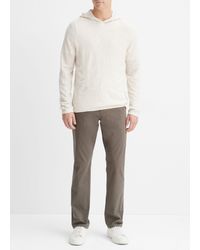Vince - Featherweight Wool Cashmere Pullover Hoodie, Heather - Lyst