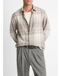 Vince - Chilton Plaid Cotton Button-Front Shirt - Lyst