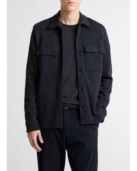 Vince - Double-Slub Cotton-Blend Shirt Jacket - Lyst