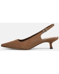 Vince - Sabra Suede Slingback Heel - Lyst