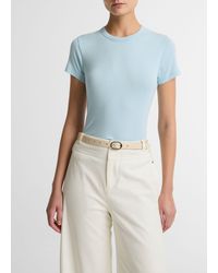 Vince - Pima Cotton-Blend '90S Shrunken T-Shirt - Lyst