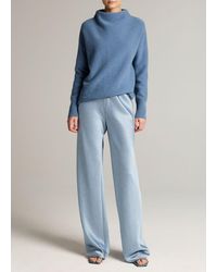 Vince - Colette High-Rise Fluid Satin Bias Pant - Lyst