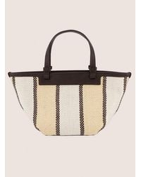 Vince - Marin Woven Cotton Mini Tote - Lyst