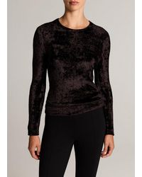 Vince - Velvet Eyelash Crew Neck Sweater - Lyst