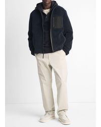 Vince - Sherpa Zip Jacket - Lyst
