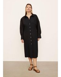 Vince - Long Sleeve Soft-fitted Shirt Dress - Lyst