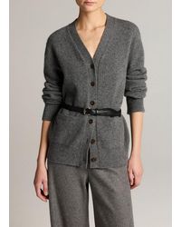 Vince - Wool & Cashmere-Blend Relaxed V-Neck Cardigan - Lyst