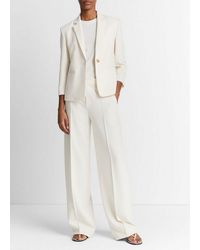 Vince - Shrunken Blazer, Off White, Size 6 - Lyst