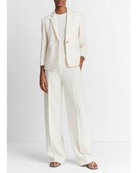 Vince - Shrunken Blazer, Off White, Size 6 - Lyst