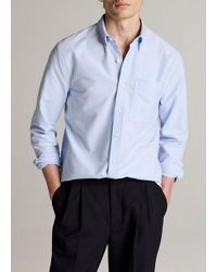 Vince - Cotton Oxford Button-Down Shirt - Lyst