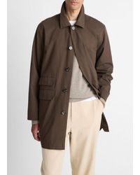 Vince - Lightweight Italian Cotton Car Coat - Lyst