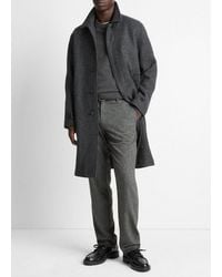 Vince - Italian Wool-Blend Balmacaan Coat - Lyst
