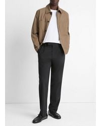 Vince - Louie Relaxed Pleated Trouser - Lyst