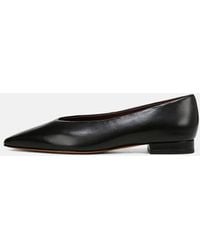 Vince - Isabel Leather Flat - Lyst