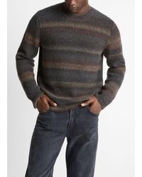 Vince - Space-Dye Shaker Wool-Blend Sweater - Lyst