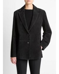 Vince - Suede Blazer - Lyst