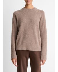 Vince - Plush Cashmere Crew Neck Sweater - Lyst